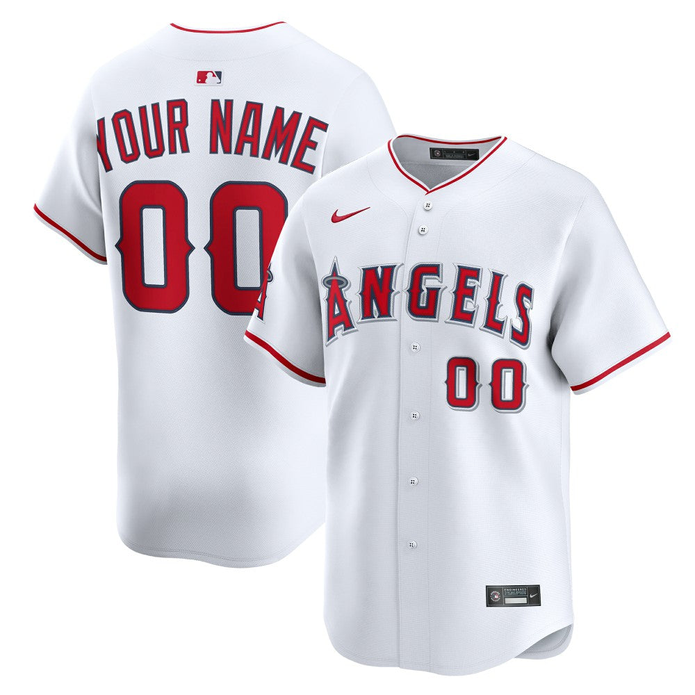 Los Angeles Angels Home Limited Custom Jersey - White | Nike