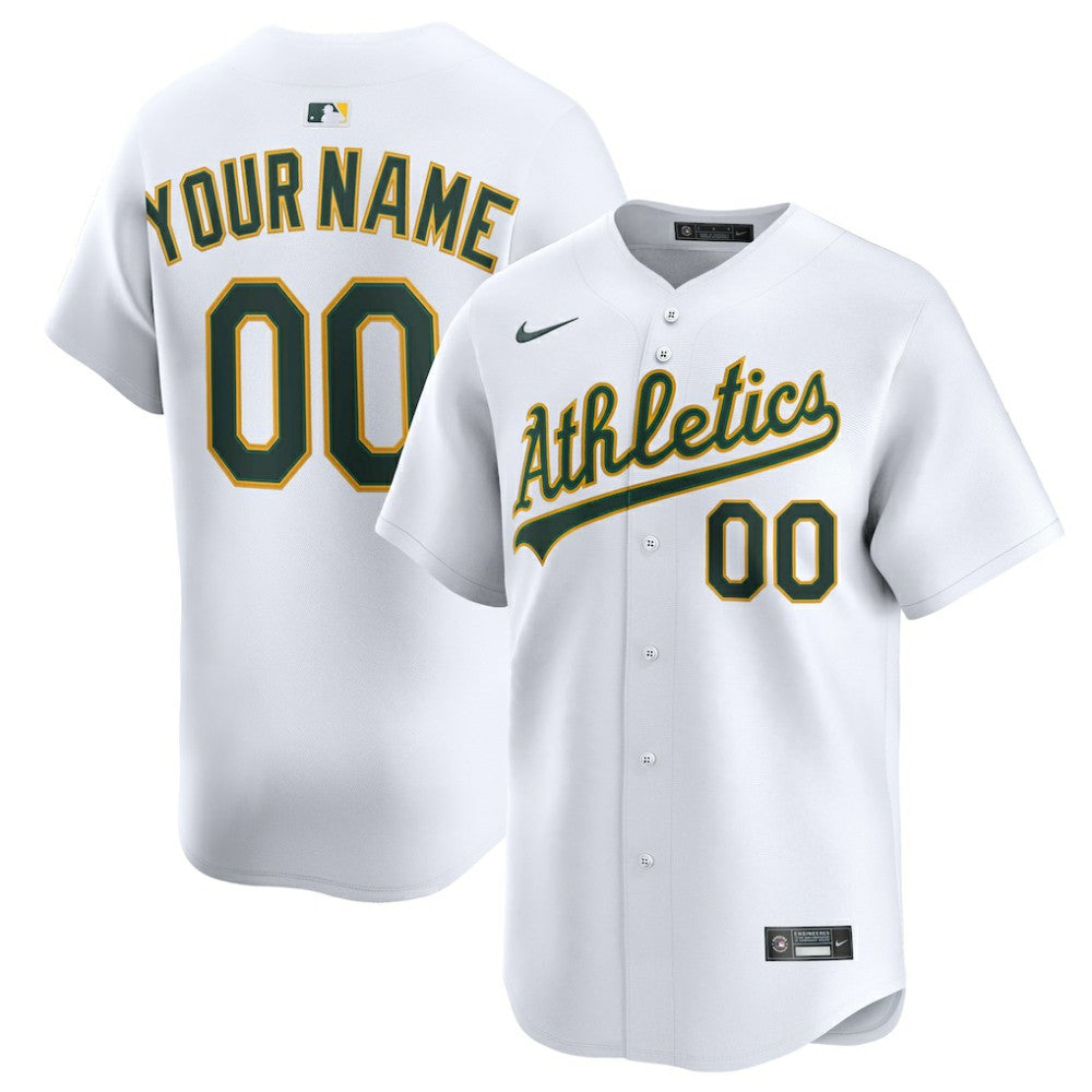Athletics Home Limited Custom Jersey - White | Nike