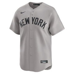 New York Yankees Away Limited Custom Jersey - Gray | Nike