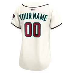 Arizona Diamondbacks Women's Home Limited Custom Jersey - Cream | Nike