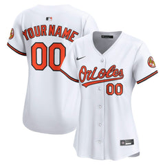 Baltimore Orioles Women's Home Limited Custom Jersey - White | Nike