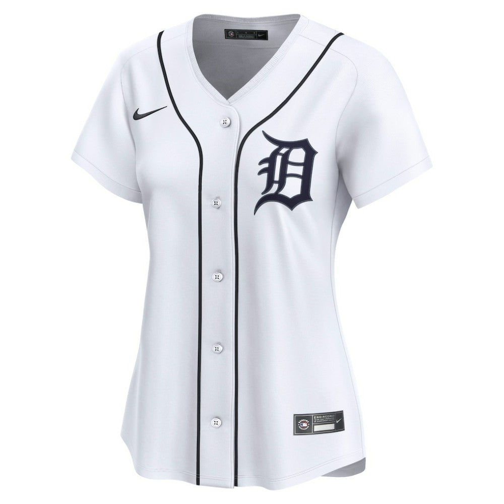Detroit Tigers Women's Home Limited Custom Jersey - White | Nike