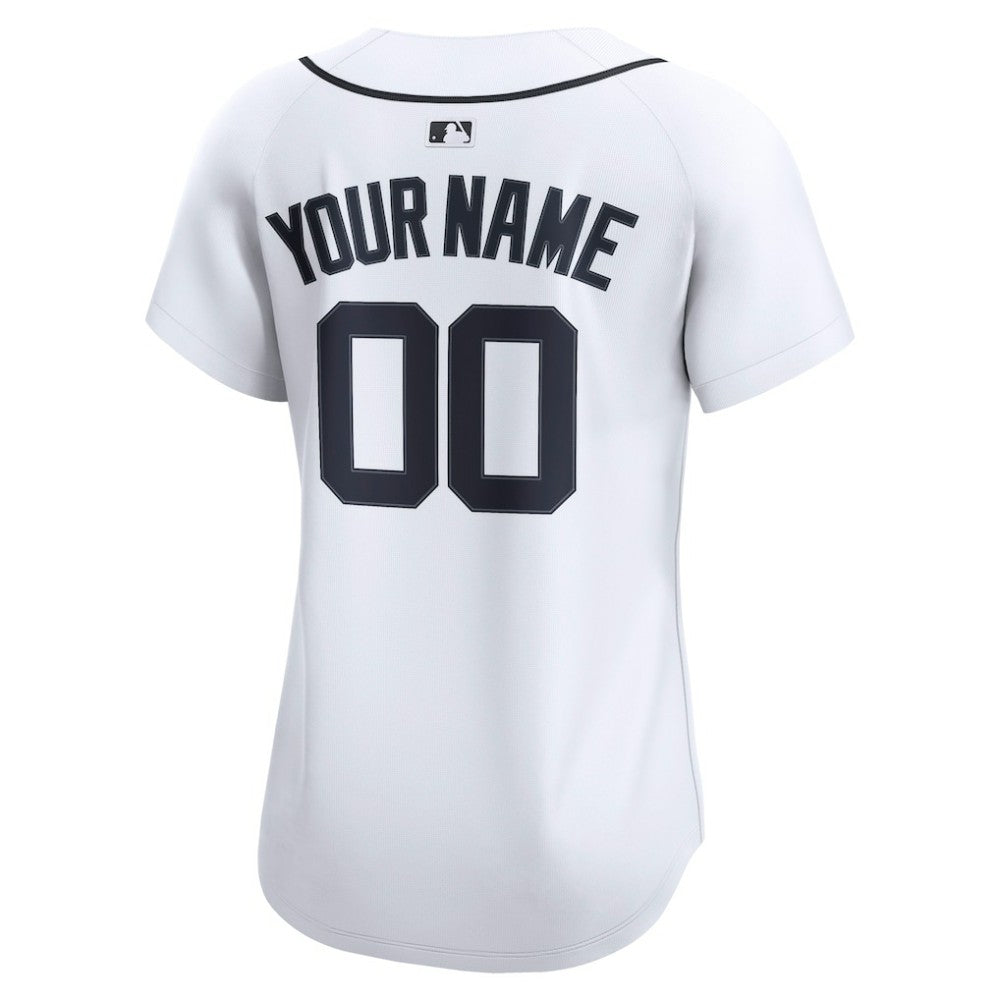 Detroit Tigers Women's Home Limited Custom Jersey - White | Nike