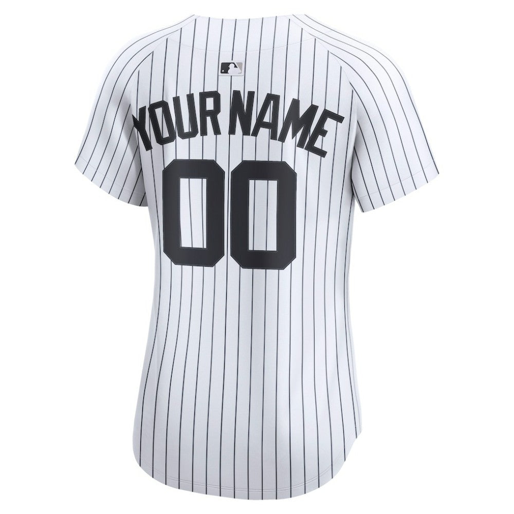 New York Yankees Women's Home Limited Custom Jersey - White | Nike