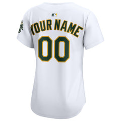 Athletics Women's Home Limited Custom Jersey - White | Nike
