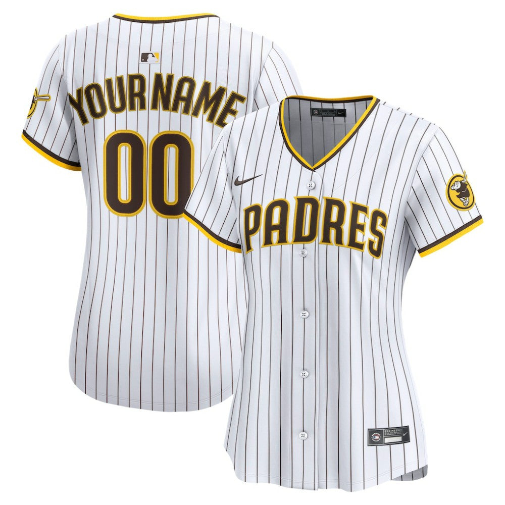 San Diego Padres Women's Home Limited Custom Jersey - White | Nike
