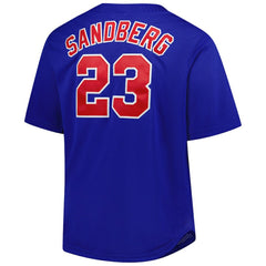 Ryne Sandberg Chicago Cubs Big & Tall Cooperstown Mesh Batting Practice Jersey - Royal | Mitchell & Ness