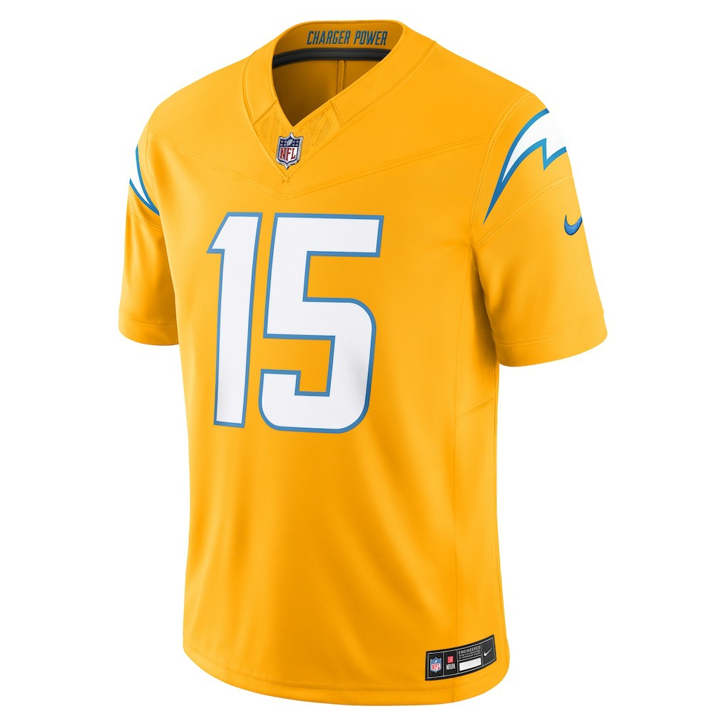 NFL Los Angeles Chargers Ladd McConkey  Alternate Charger Power Vapor F.U.S.E. Limited Jersey