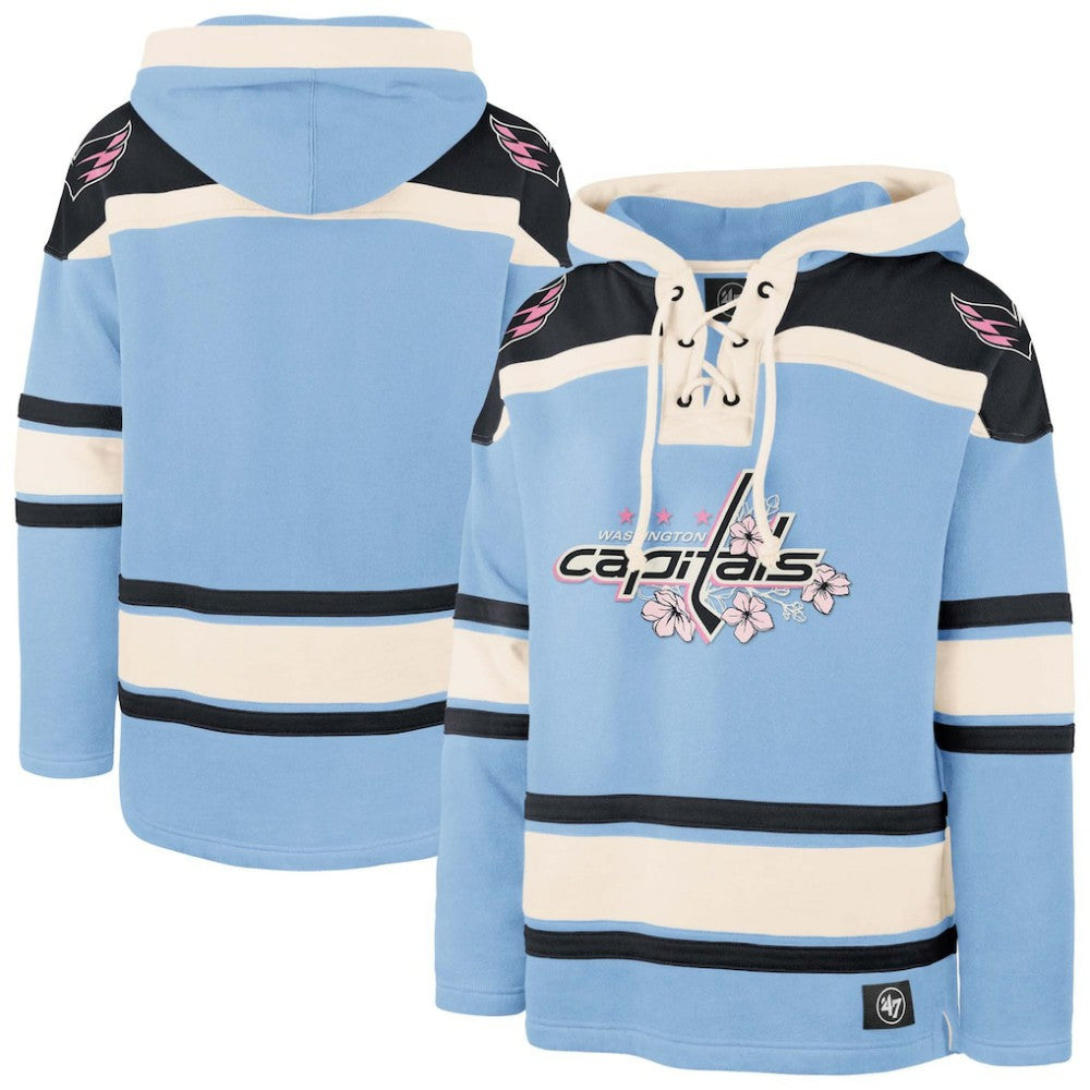Washington Capitals '47 Cherry Blossom Lacer Pullover Hoodie
