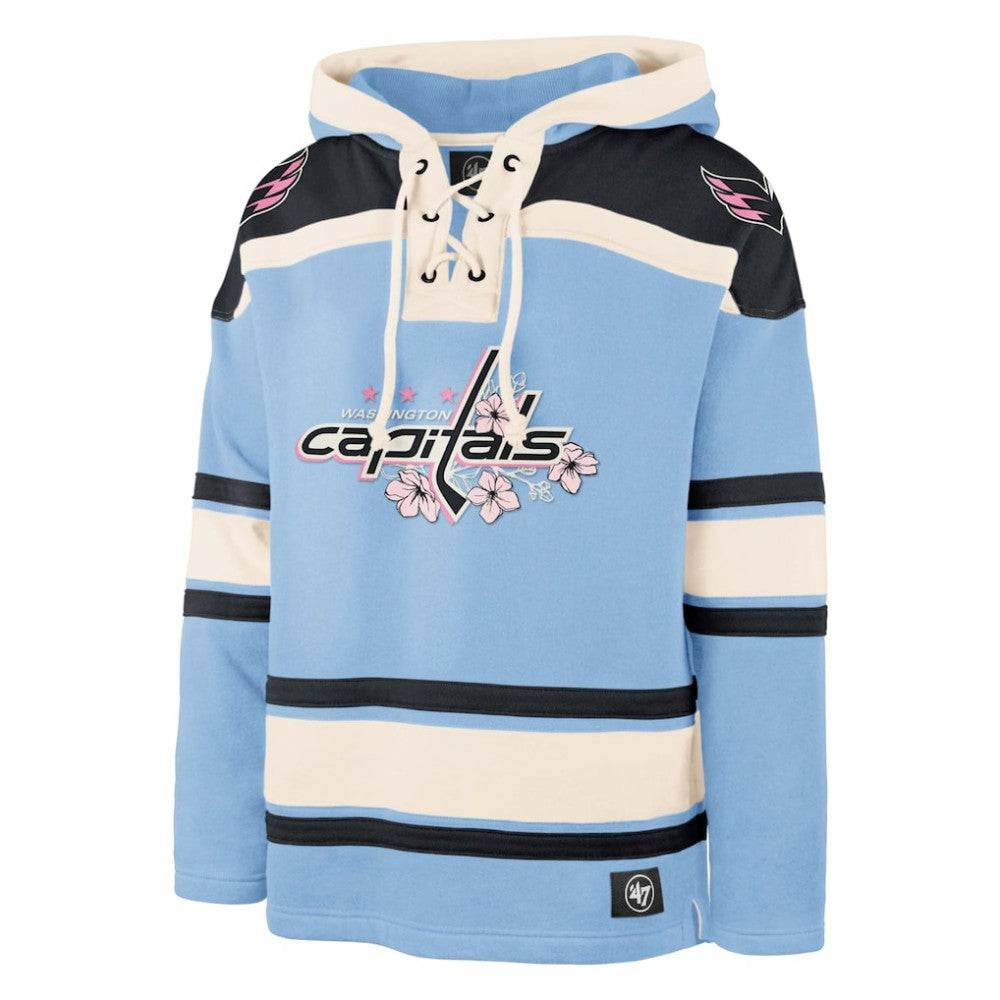 Washington Capitals '47 Cherry Blossom Lacer Pullover Hoodie