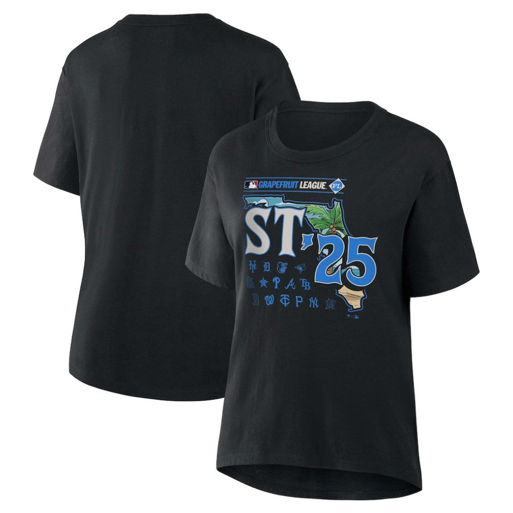 MLB Women's 2025 Spring Training Grapefruit League T-Shirt - Black