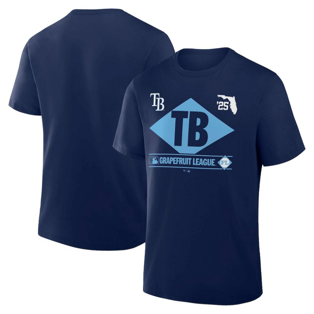 Tampa Bay Rays 2025 Spring Training Grapefruit League True Icon T-Shirt - Navy