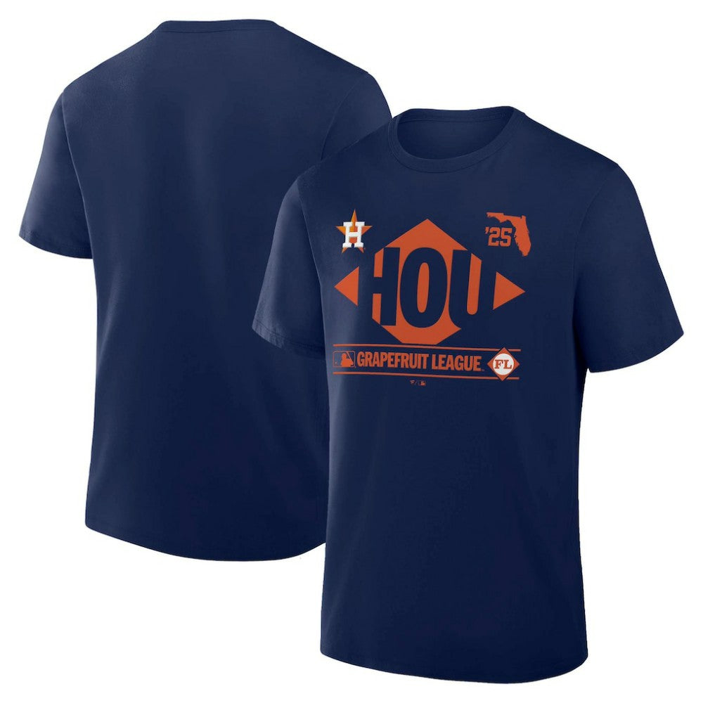Houston Astros 2025 Spring Training Grapefruit League True Icon T-Shirt - Navy