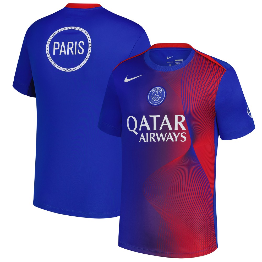 Paris Saint-Germain Third 2025/26 Academy Pro Pre-Match Top / Soccer New