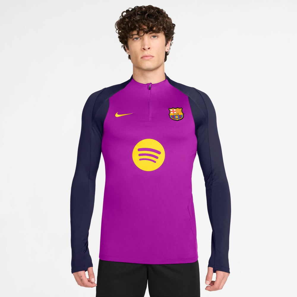 Barcelona 2025/26 Strike Drill Quarter-Zip Long Sleeve Dri-FIT Top / Soccer Discount