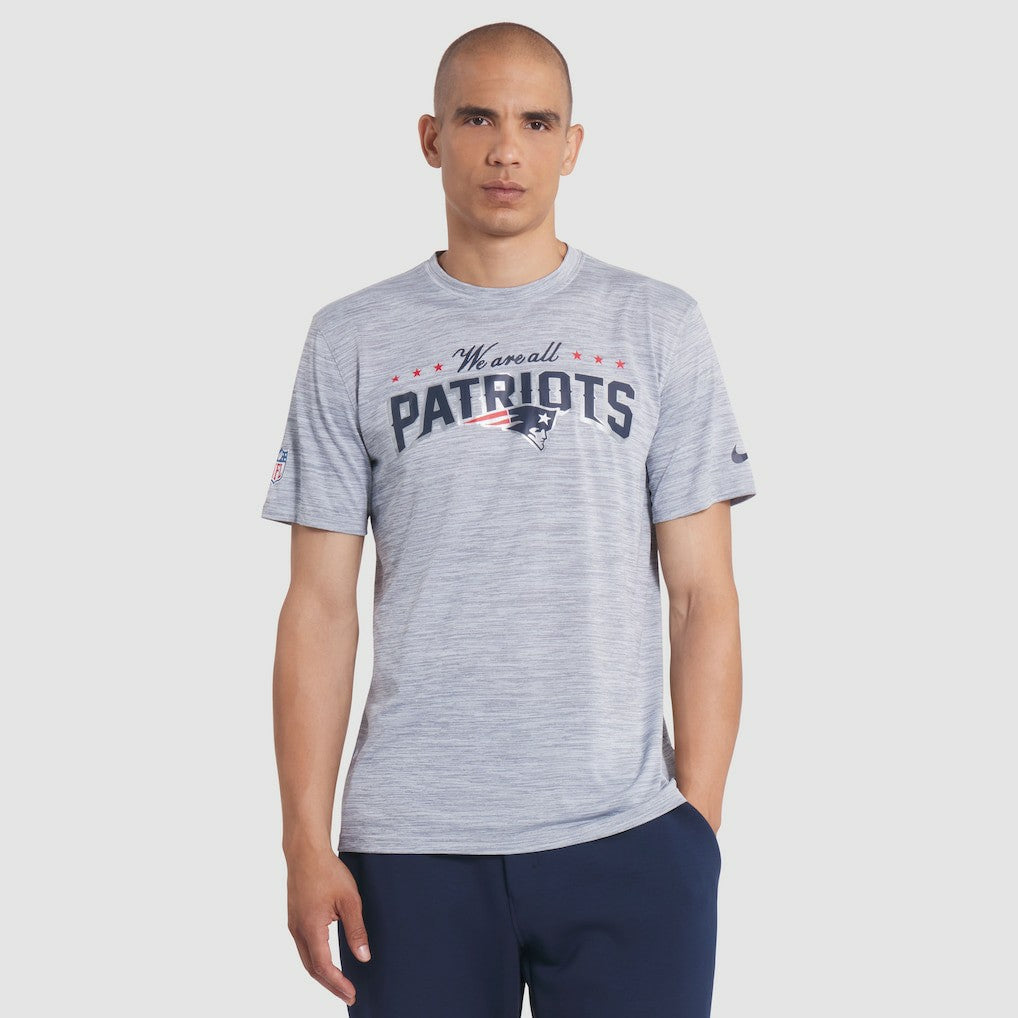 NFL New England Patriots 2025 Rivalries Collection Sideline Velocity Dri-FIT T-Shirt