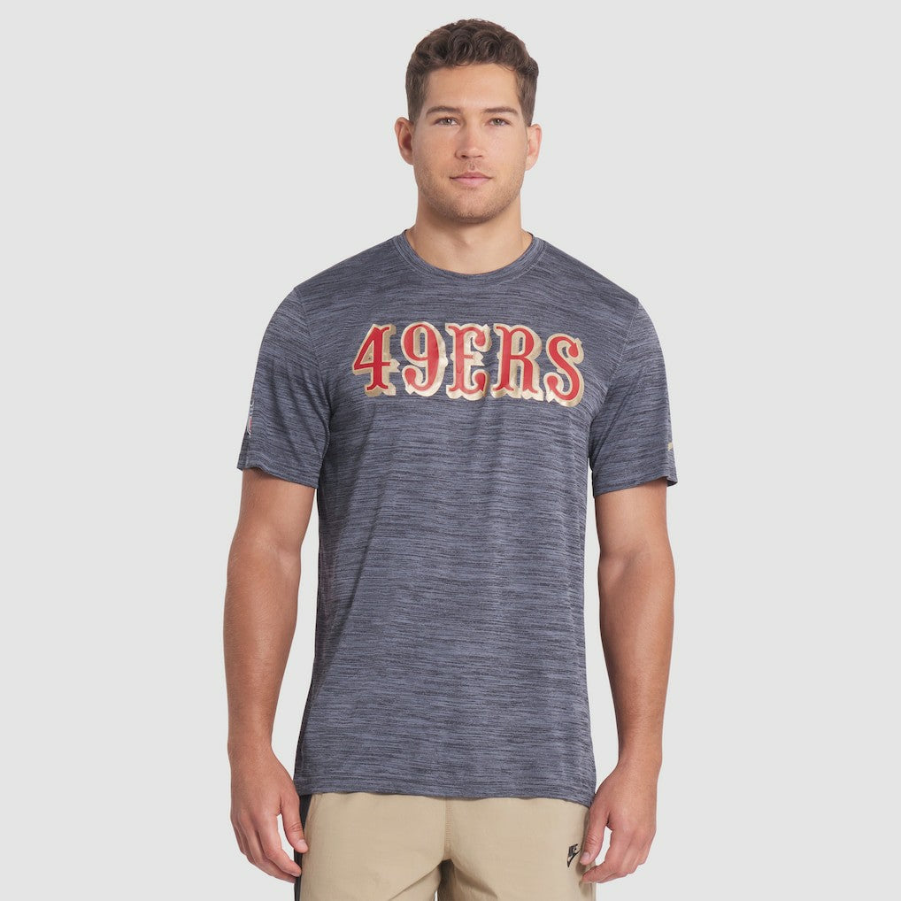 NFL San Francisco 49ers 2025 Rivalries Collection Sideline Velocity Dri-FIT T-Shirt