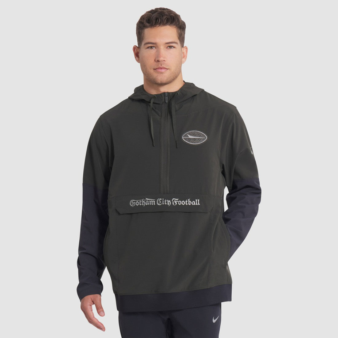 NFL New York Jets 2025 Rivalries Collection Sideline Anorak Half-Zip Hoodie Jacket