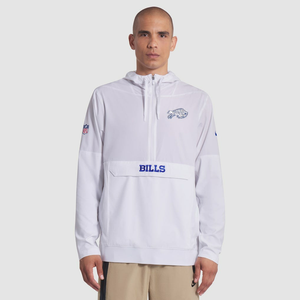 NFL Buffalo Bills 2025 Rivalries Collection Sideline Anorak Half-Zip Hoodie Jacket