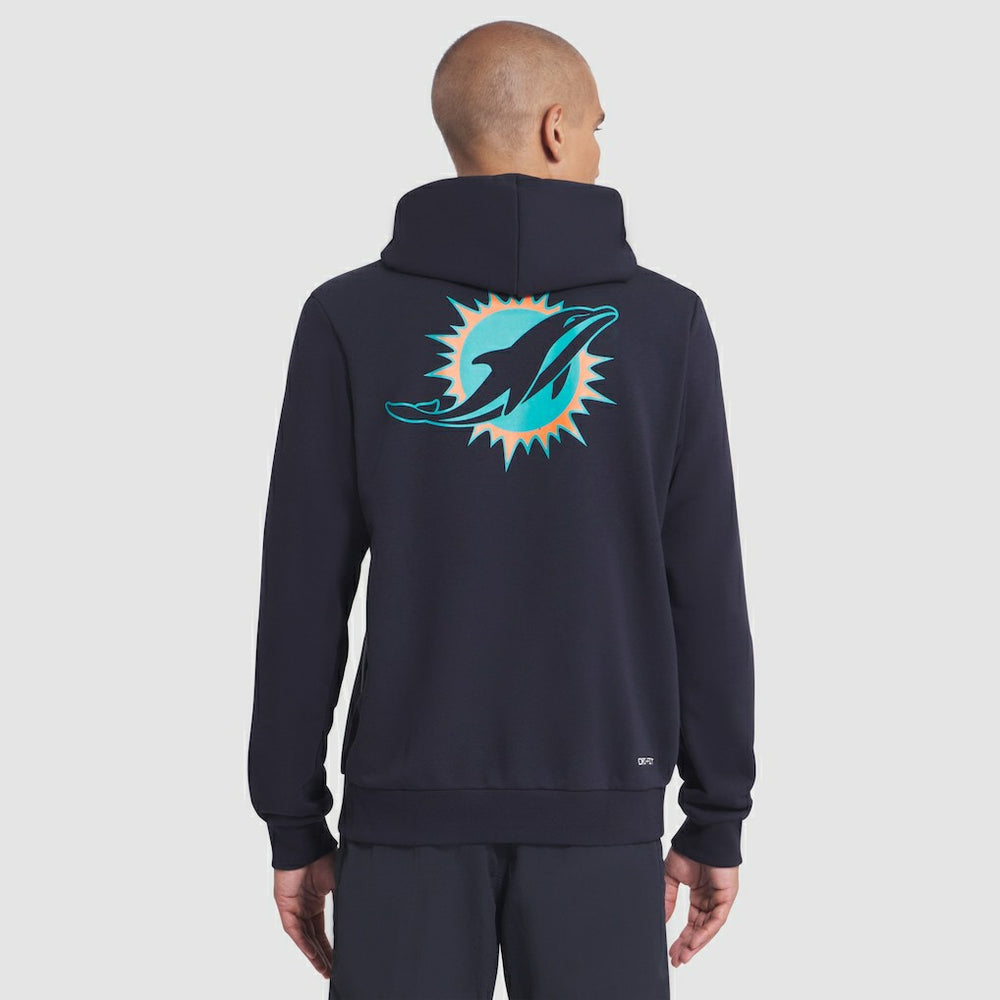 NFL Miami Dolphins 2025 Rivalries Collection Standard Issue Sideline Dri-FIT Hoodie