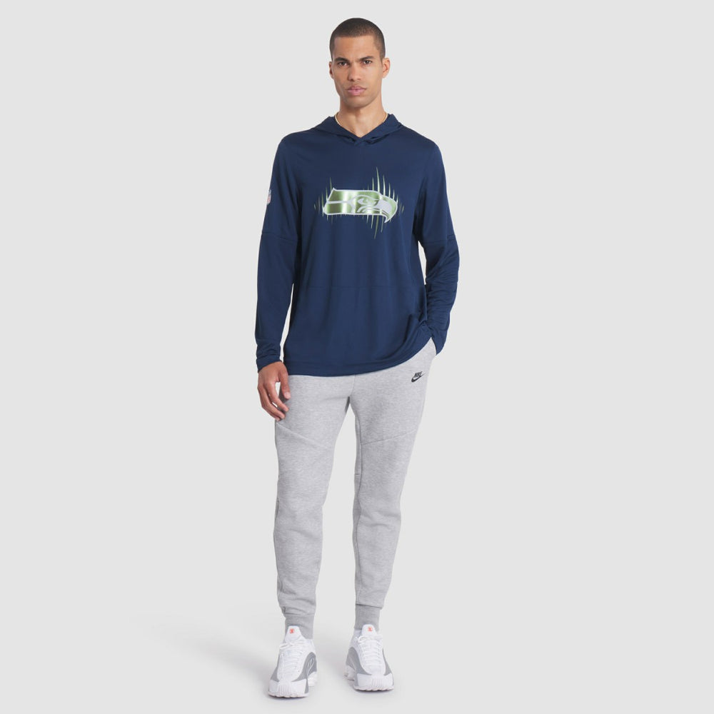 NFL Seattle Seahawks 2025 Rivalries Collection Sideline Dri-FIT Long Sleeve Hoodie T-Shirt