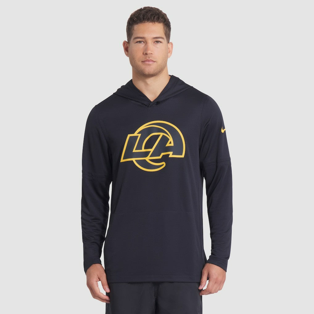 NFL Los Angeles Rams 2025 Rivalries Collection Sideline Dri-FIT Long Sleeve Hoodie T-Shirt