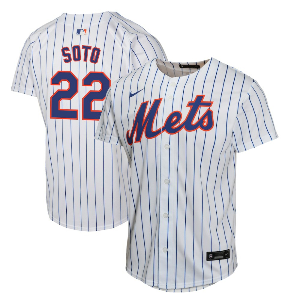 Juan Soto New York Mets Youth Home Game Player Jersey - White | Nike