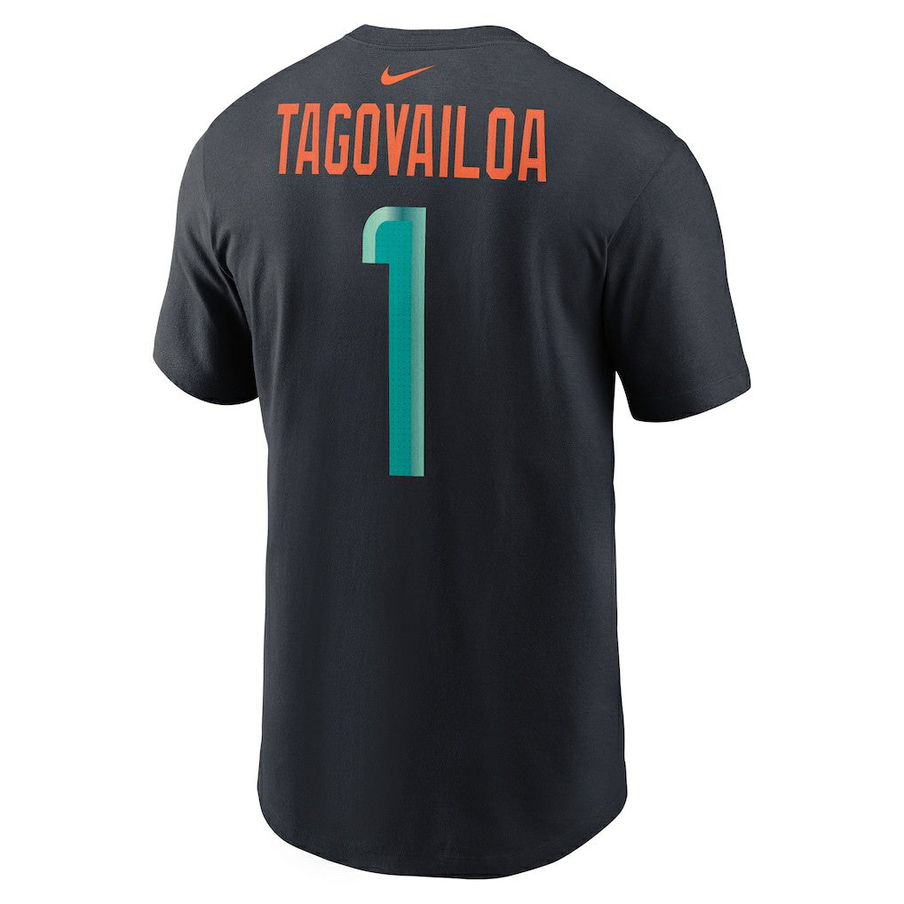 NFL Miami Dolphins Tua Tagovailoa  2025 Rivalries Collection Player Name & Number T-Shirt