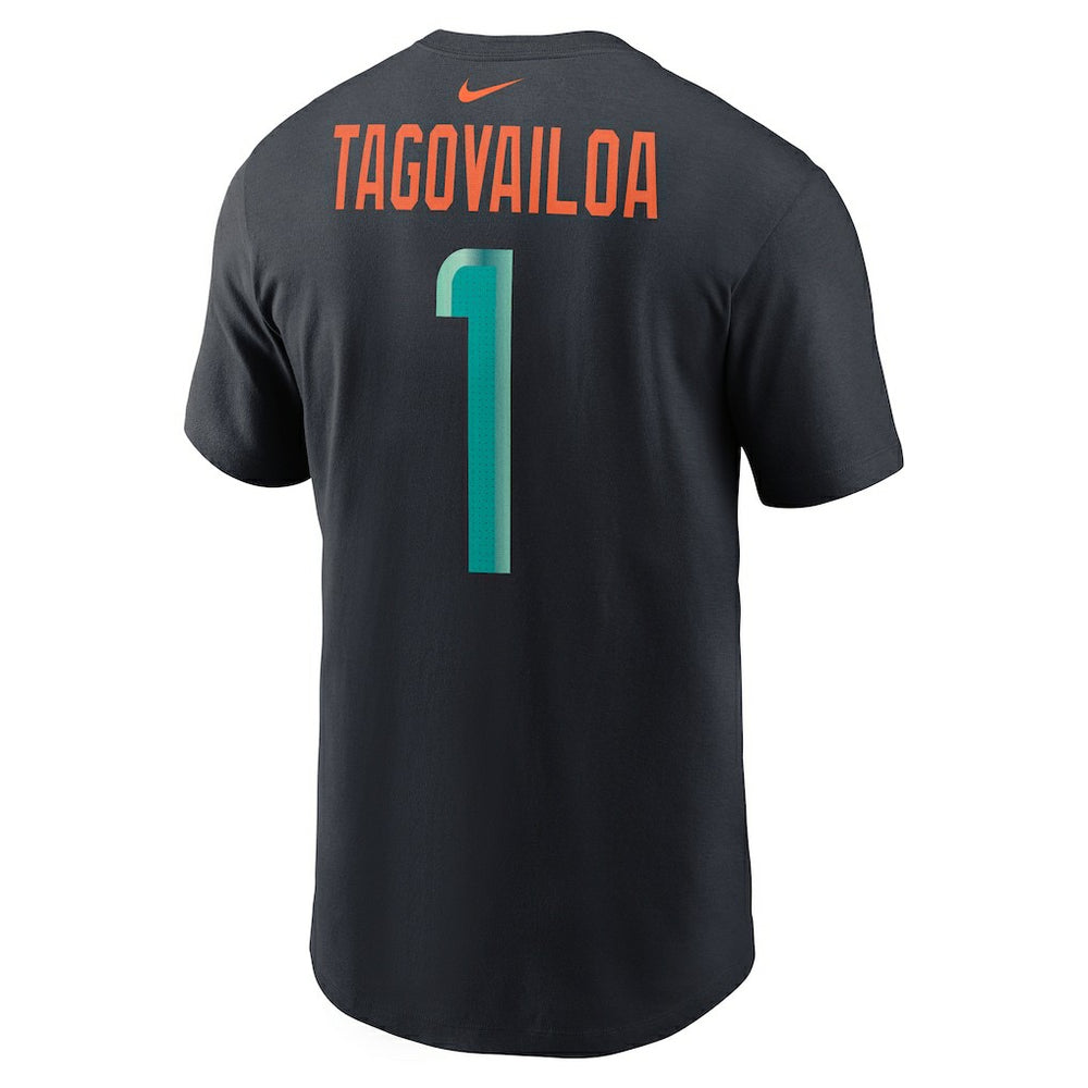 NFL Miami Dolphins Tua Tagovailoa  2025 Rivalries Collection Player Name & Number T-Shirt