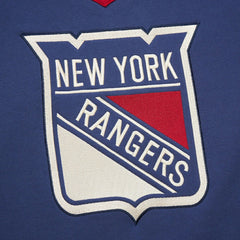 New York Rangers Mitchell & Ness Women's Heritage Lace-Up Pullover Sweatshirt