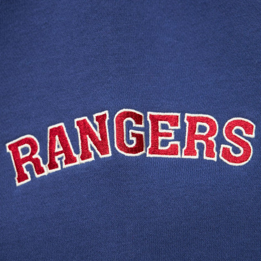 New York Rangers Mitchell & Ness Women's Heritage Lace-Up Pullover Sweatshirt