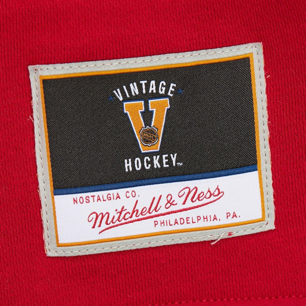 New York Rangers Mitchell & Ness Women's Heritage Lace-Up Pullover Sweatshirt