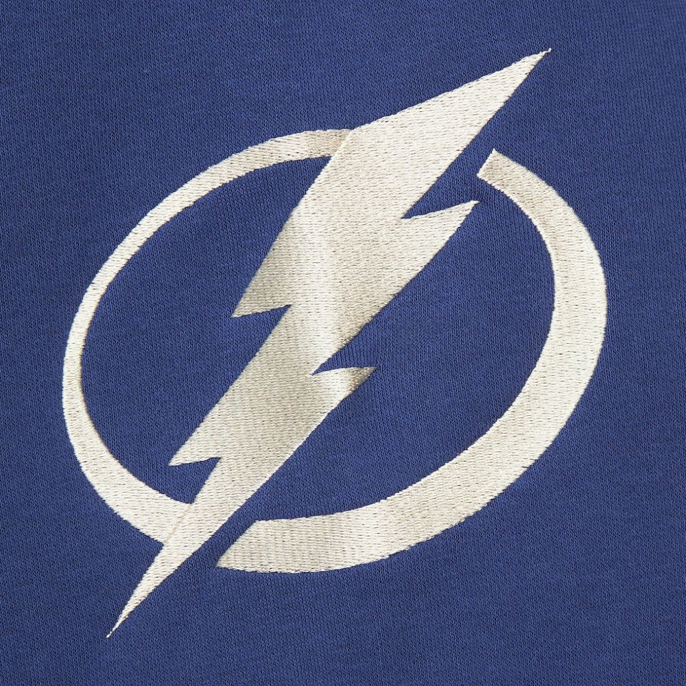 Tampa Bay Lightning Mitchell & Ness Women's Heritage Lace-Up Pullover Sweatshirt