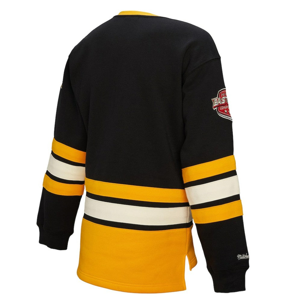 Pittsburgh Penguins Mitchell & Ness Women's Heritage Lace-Up Pullover Sweatshirt