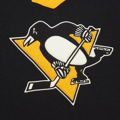 Pittsburgh Penguins Mitchell & Ness Women's Heritage Lace-Up Pullover Sweatshirt