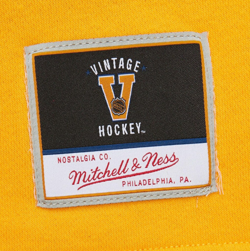 Pittsburgh Penguins Mitchell & Ness Women's Heritage Lace-Up Pullover Sweatshirt
