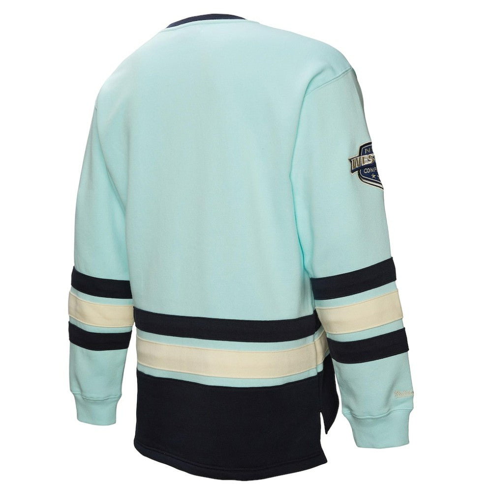 Seattle Kraken Heritage Lace-Up Pullover Sweatshirt