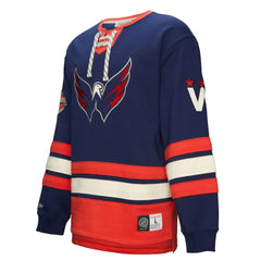 Washington Capitals Heritage Lace-Up Pullover Sweatshirt