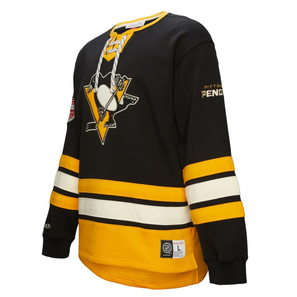 Pittsburgh Penguins Heritage Lace-Up Pullover Sweatshirt