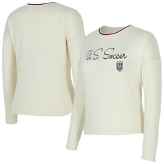 USWNT Concepts Sport Women's Kaki Hacci Knit Pullover Sweatshirt / Soccer Outlet