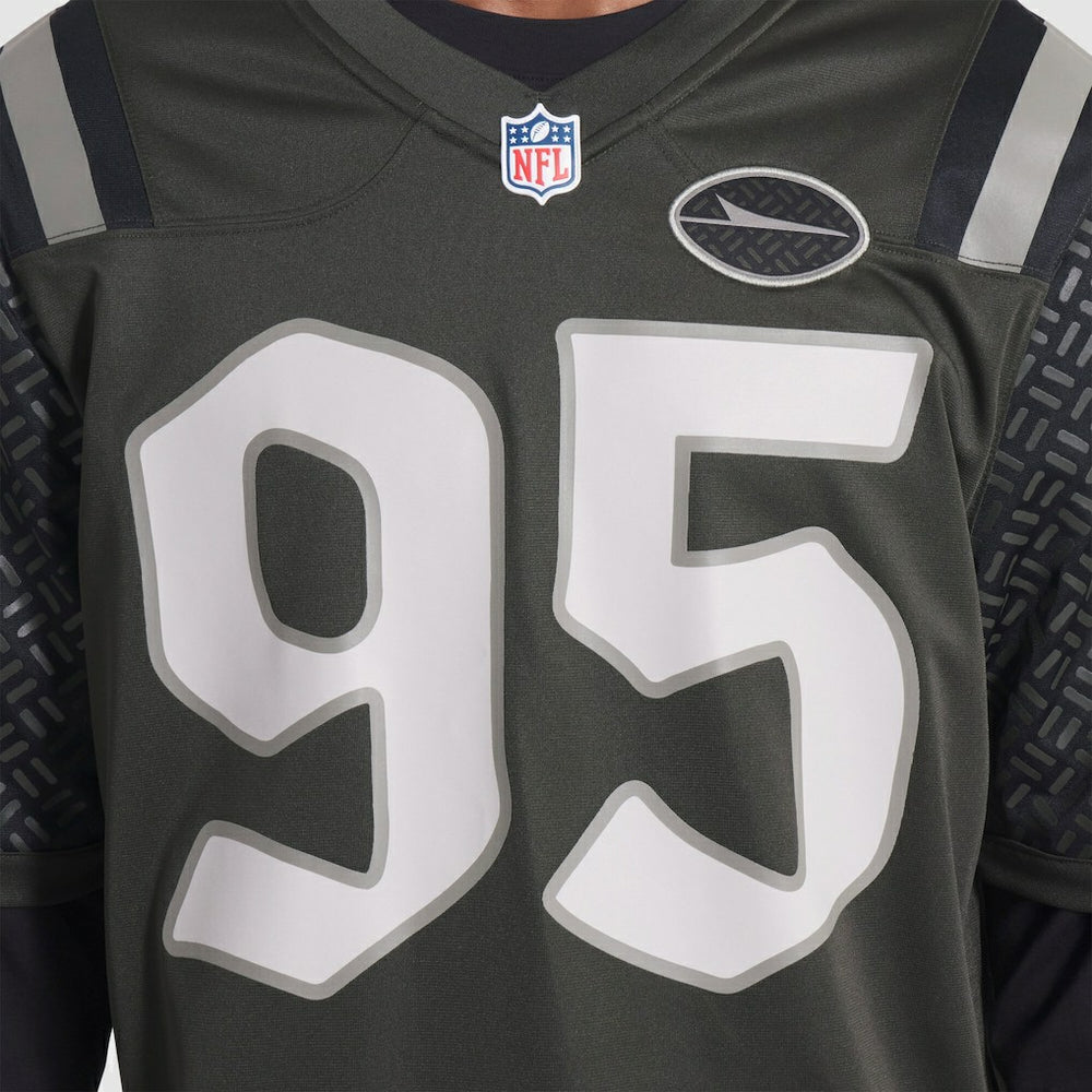 NFL New York Jets Quinnen Williams  2025 Rivalries Collection Game Jersey