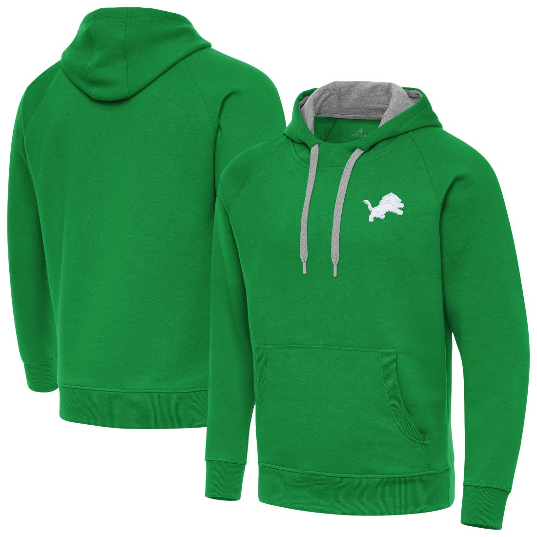 NFL Detroit Lions Antigua St. Patrick's Day Victory Pullover Hoodie