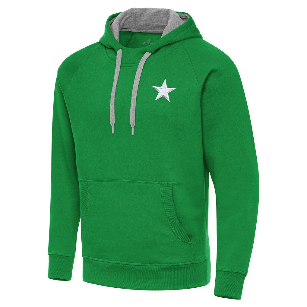 NFL Dallas Cowboys Antigua St. Patrick's Day Victory Pullover Hoodie