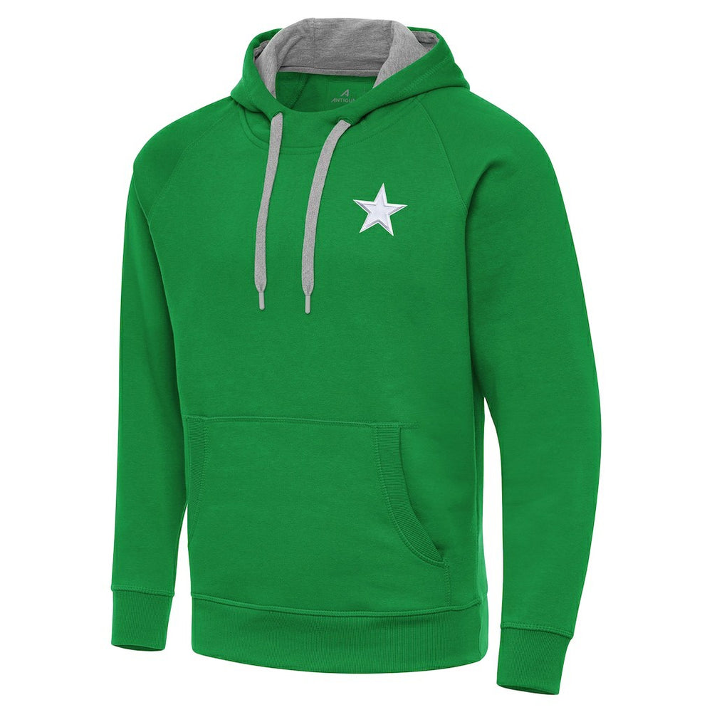 NFL Dallas Cowboys Antigua St. Patrick's Day Victory Pullover Hoodie