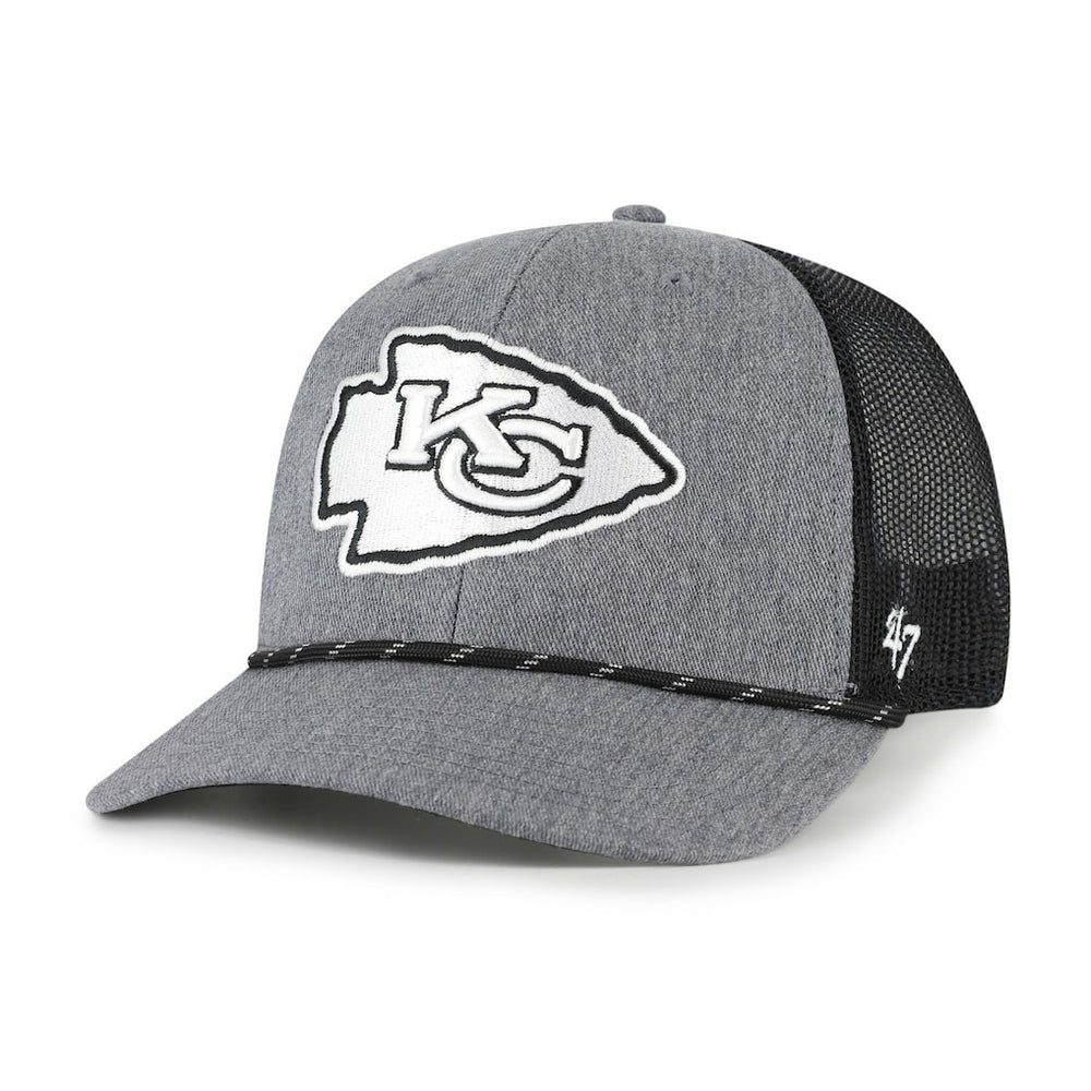 NFL Kansas City Chiefs '47 Carbon Rope Trucker Adjustable Hat