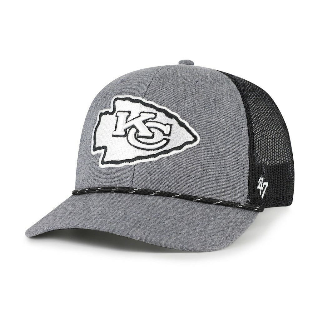 NFL Kansas City Chiefs '47 Carbon Rope Trucker Adjustable Hat