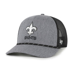 NFL New Orleans Saints '47 Carbon Rope Trucker Adjustable Hat