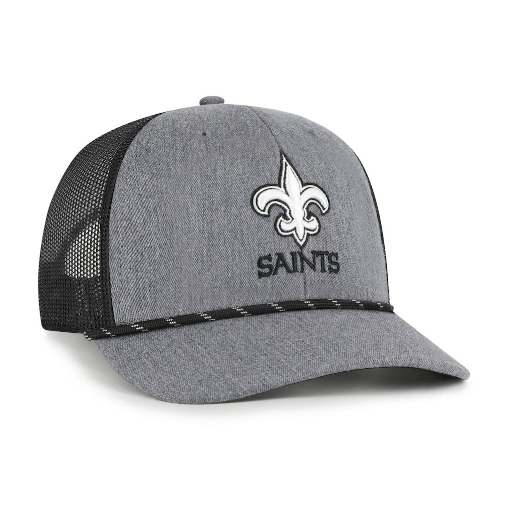 NFL New Orleans Saints '47 Carbon Rope Trucker Adjustable Hat