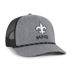 NFL New Orleans Saints '47 Carbon Rope Trucker Adjustable Hat