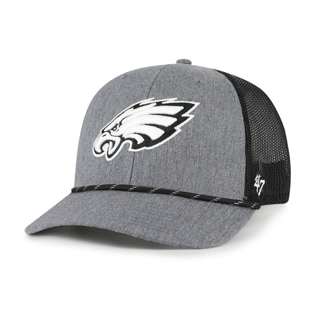 NFL Philadelphia Eagles '47 Carbon Rope Trucker Adjustable Hat